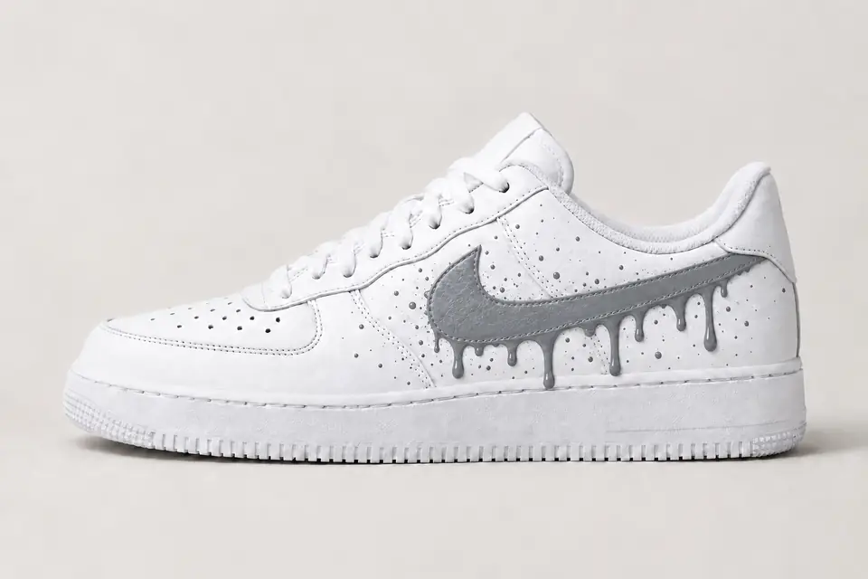 Air Force Bébé Garçon Drip coloris gris, vue de profil