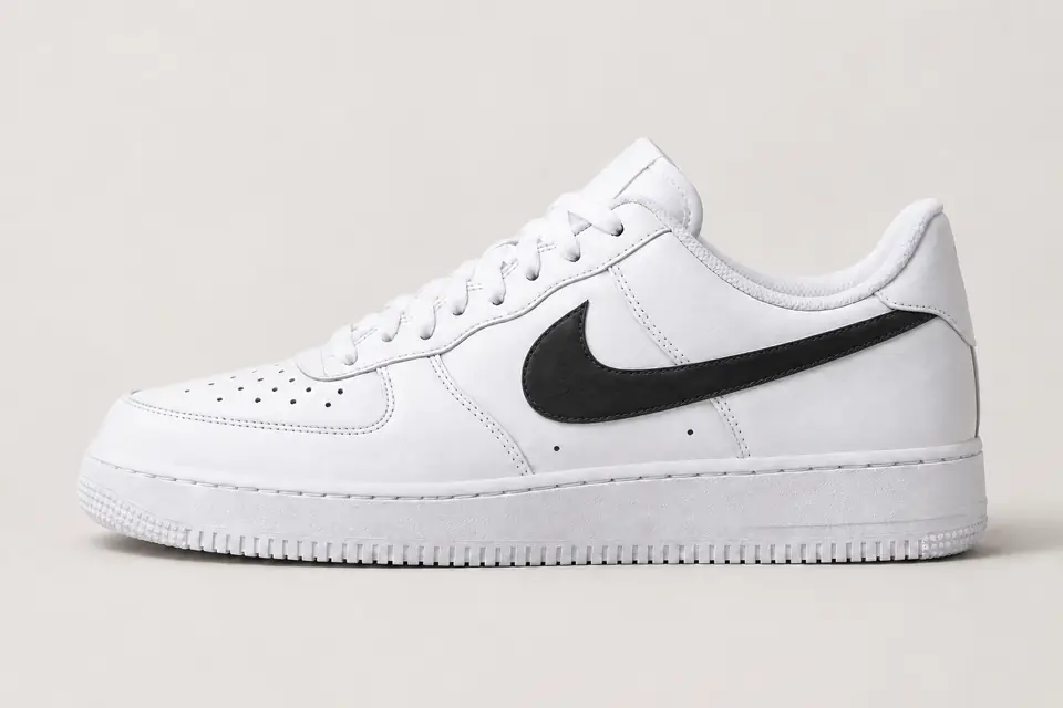 Air Force One Bébé Noir coloris noir, vue de profil